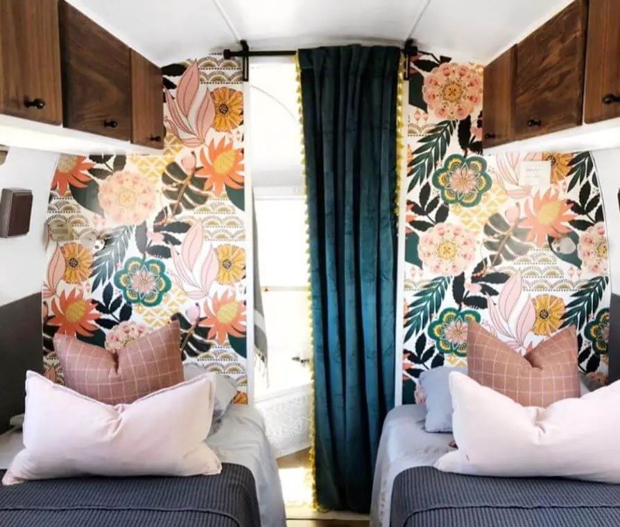 RV Renovation With Peel and Stick Wallpaper  RoomMates Decor